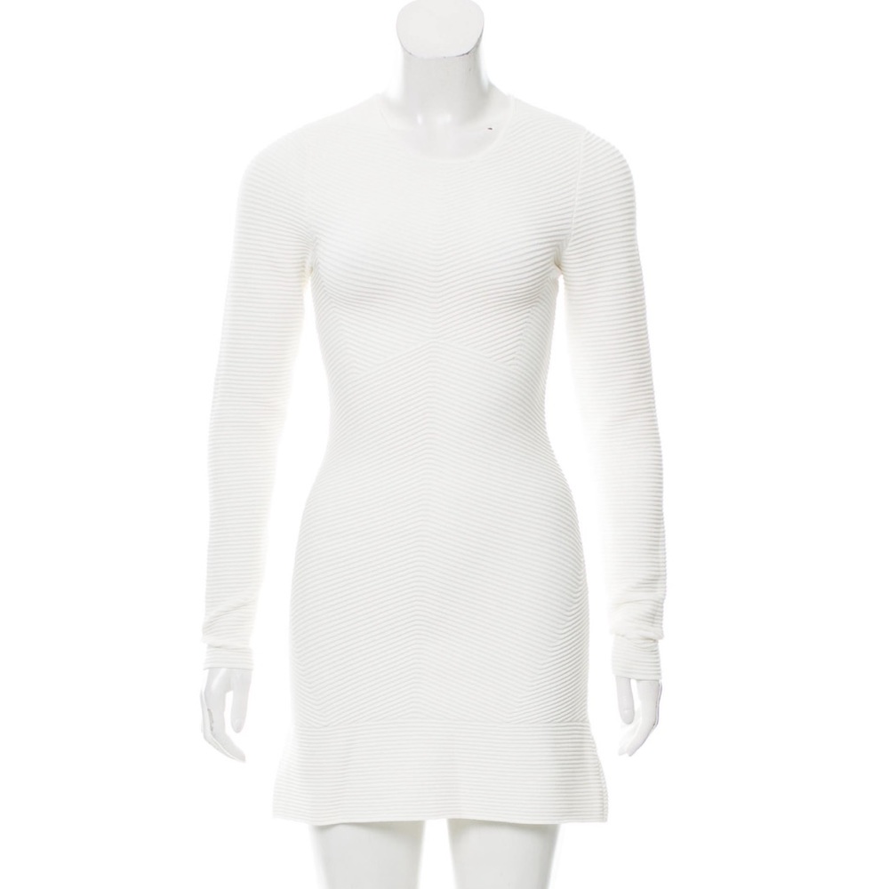 Ronny Kobo long sleeve white dress